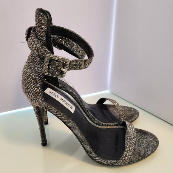 Steven Madden Rhinestone Mischa Heels Size 8 - Picture 7 of 8